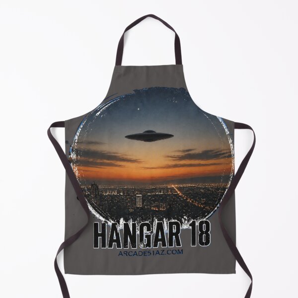 Item preview, Hangar 18: Alien Ship Over City designed and sold by Arcade51az.