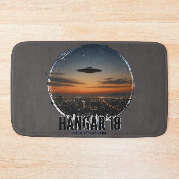 Item preview, Hangar 18: Alien Ship Over City designed and sold by Arcade51az.