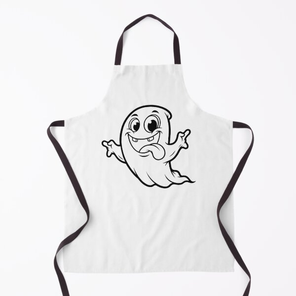 Item preview, Cute Silly Ghost Cartoon Line Art designed and sold by ArtPer-design.