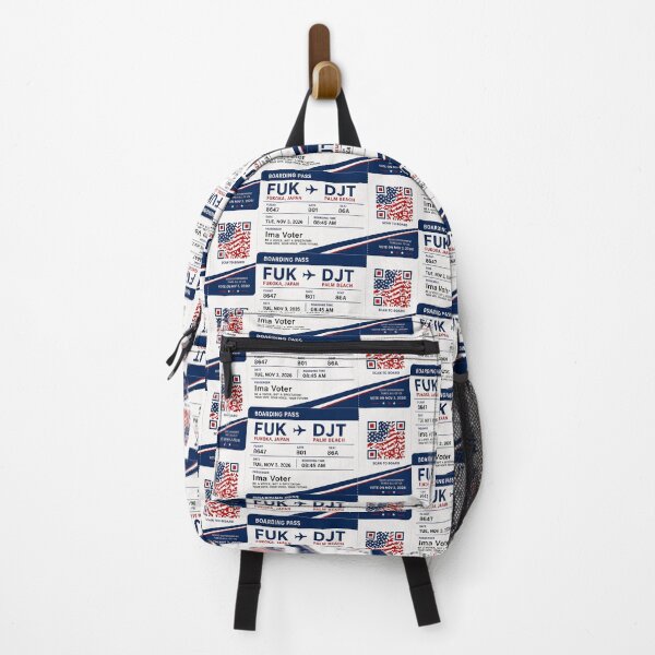 Item preview, ✈️ FUK → DJT Boarding Pass - LAST CALL FOR DEMOCRACY COLLECTION ✈️ - Passenger Ima Voter designed and sold by WheelieGdArt.