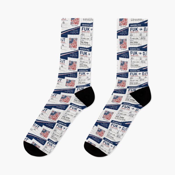 Item preview, ✈️ FUK → DJT Boarding Pass - LAST CALL FOR DEMOCRACY COLLECTION ✈️ - Passenger  Ima Voter designed and sold by WheelieGdArt.