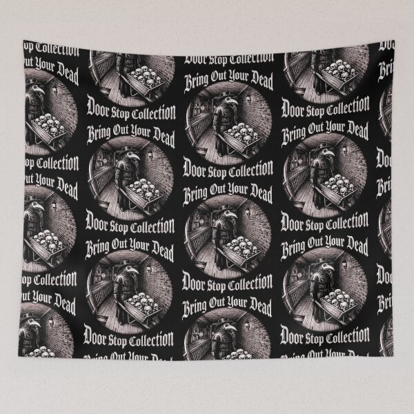 Item preview, Bring Out Your Dead Plague Doctor Skulls Halloween designed and sold by d247.