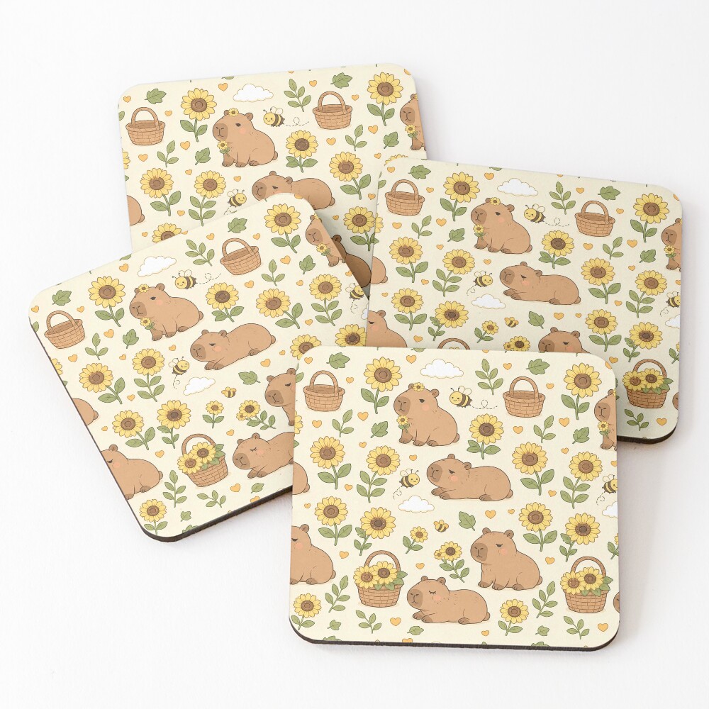 Item preview, Coasters (Set of 4) designed and sold by SoftBerryStudio.