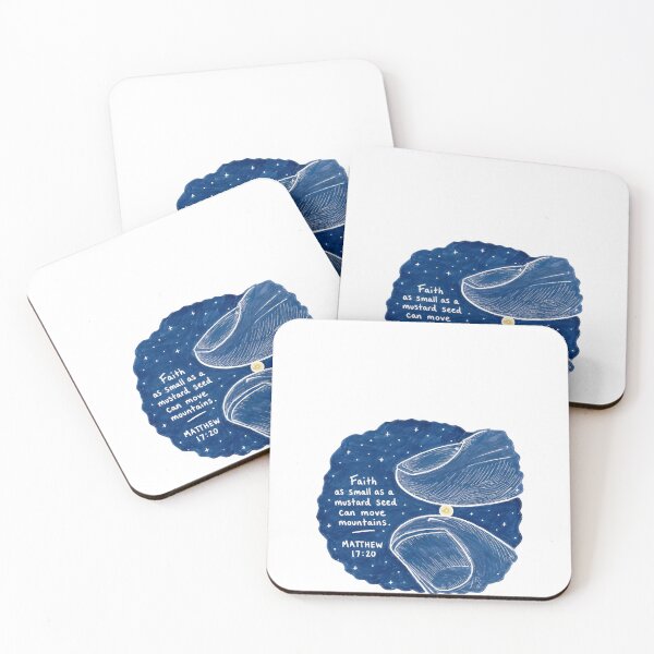 Item preview, Matthew 17:20 verse art designed and sold by Roniya George.