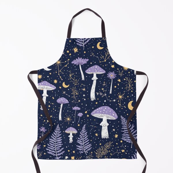 Item preview, Enchanted Midnight Garden - Celestial Forest Cottagecore Pattern designed and sold by thepixelcloset.