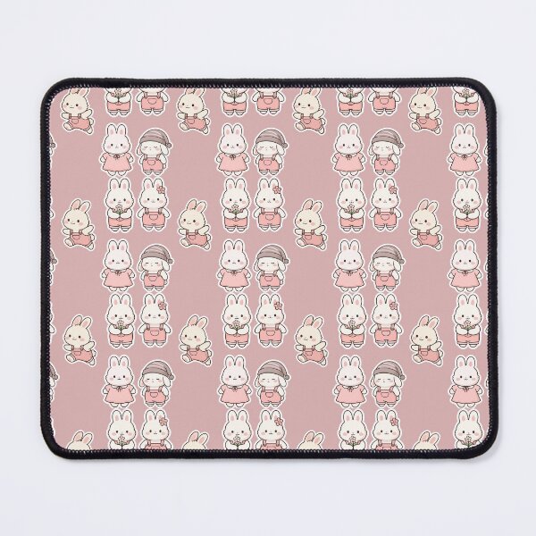 Item preview, Bunny Cute animals stickers Cute Coquette Bunny Soft Pastel Pink Cozy Vibe Garden Picnic Soft Pastel Cozy Vibe sticker pack Set designed and sold by Art IN Pack.