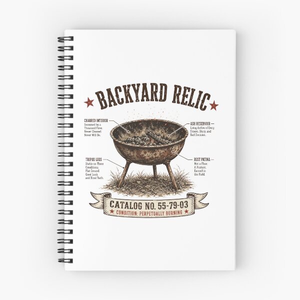 Item preview, Vintage Fire Pit T-Shirt | Backyard Relic | Campfire & Patio Gift designed and sold by Mikoff04-arts.