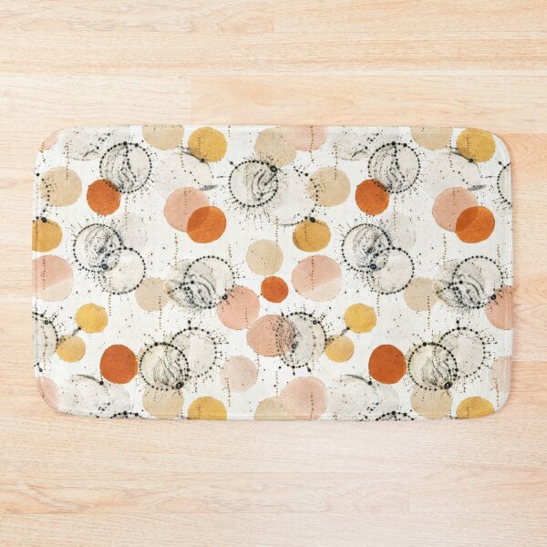 Item preview, Neutral Abstract Circle Pattern | Modern Ink Bubble Seamless Surface Pattern designed and sold by SWSandraWechner.