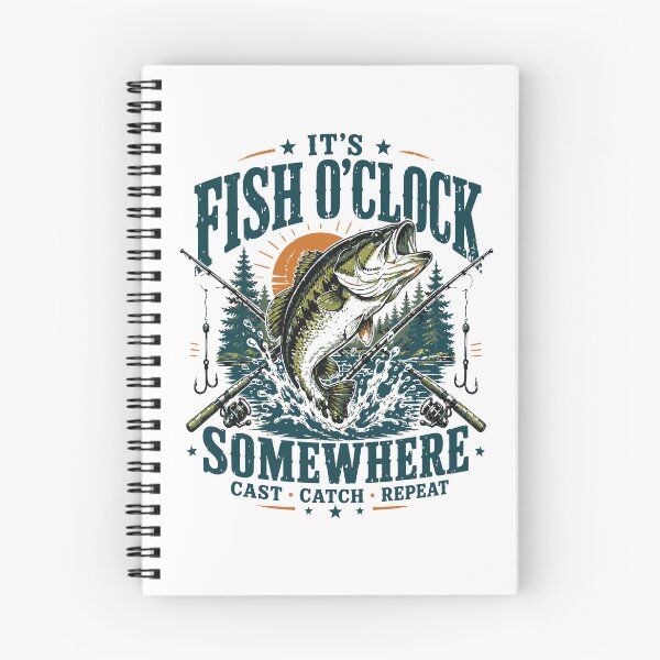 Item preview, It's Fish O'clock Somewhere-Funny Fishing  designed and sold by BornBorn.