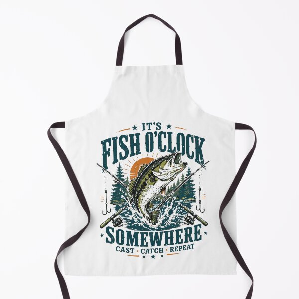Item preview, It's Fish O'clock Somewhere-Funny Fishing designed and sold by BornBorn.