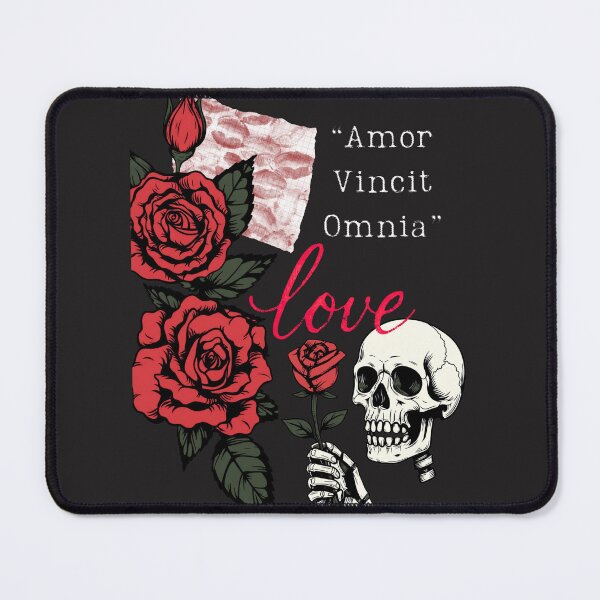Item preview, Amor Vincit Omnia - Dark Aesthetic Rose & Skull designed and sold by RawStudio-26.