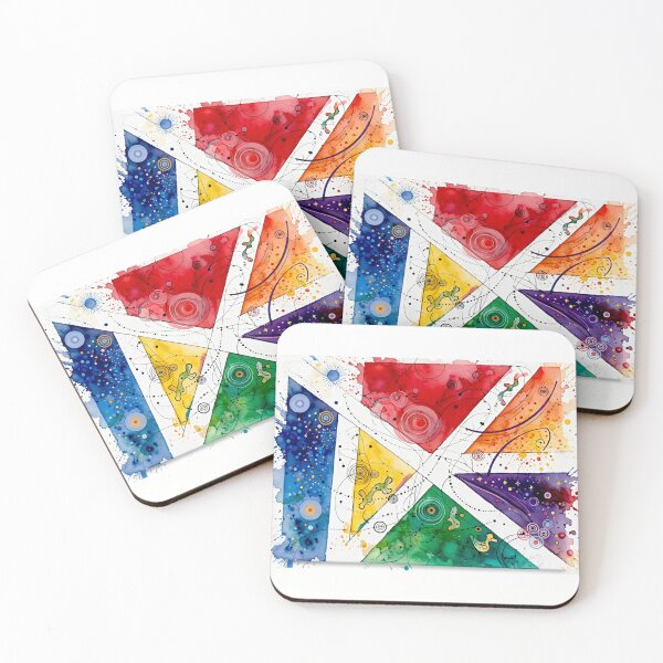 Item preview,  Vibrant Abstract Geometric Art #6 designed and sold by Helios Be. Lavsh.