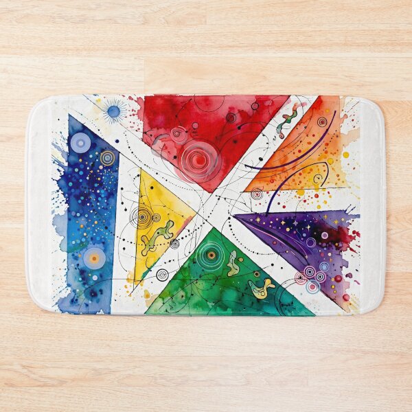 Item preview,  Vibrant Abstract Geometric Art #6 designed and sold by Helios Be. Lavsh.