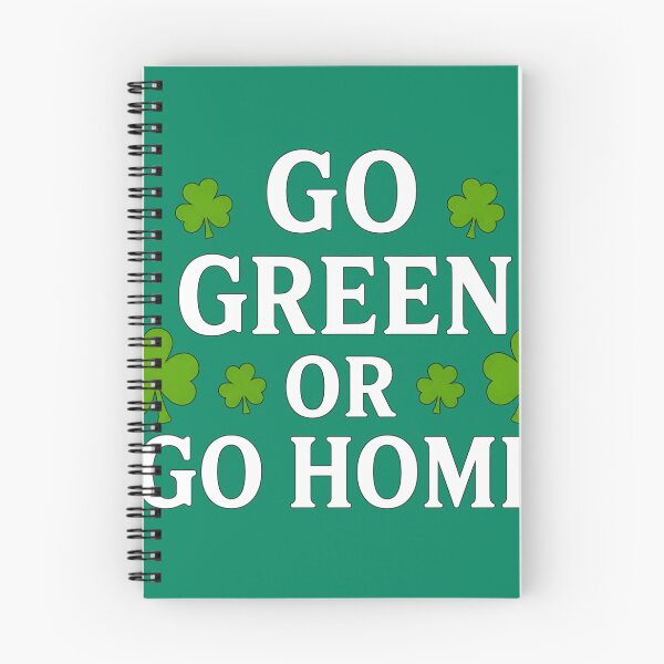Item preview, Go Green or Go Home  Funny St. Patrick's Day Shamrock Design designed and sold by WHConwayDesigns.