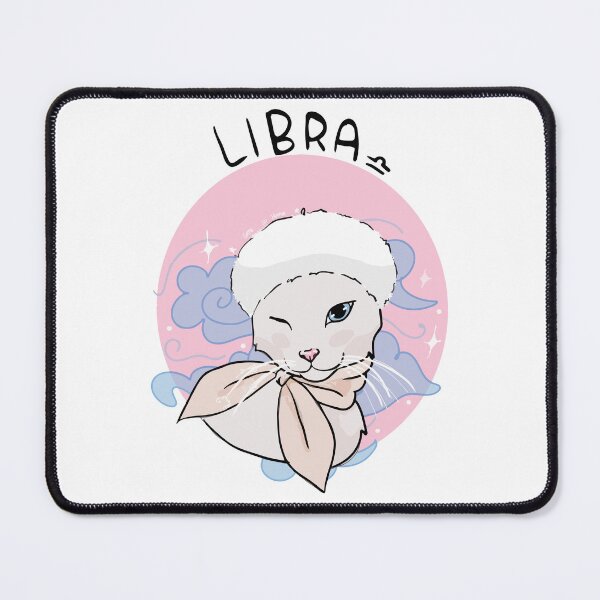 Item preview, Cat Libra Zodiac Sign designed and sold by elgatoysuhumana.