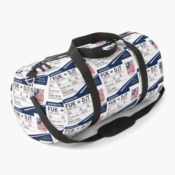 Item preview, ✈️ FUK → DJT Boarding Pass - LAST CALL FOR DEMOCRACY COLLECTION ✈️ - Passenger  Youra Voter designed and sold by WheelieGdArt.
