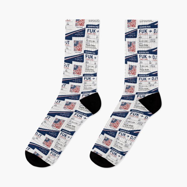 Item preview, ✈️ FUK → DJT Boarding Pass - LAST CALL FOR DEMOCRACY COLLECTION ✈️ - Passenger  Youra Voter designed and sold by WheelieGdArt.
