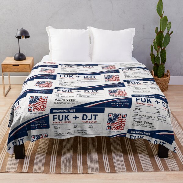 Item preview, ✈️ FUK → DJT Boarding Pass - LAST CALL FOR DEMOCRACY COLLECTION ✈️ - Passenger Youra Voter designed and sold by WheelieGdArt.