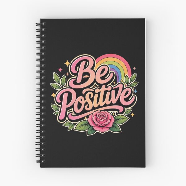 Item preview, Be Positive Rainbow Floral designed and sold by INKRebelGraphic.
