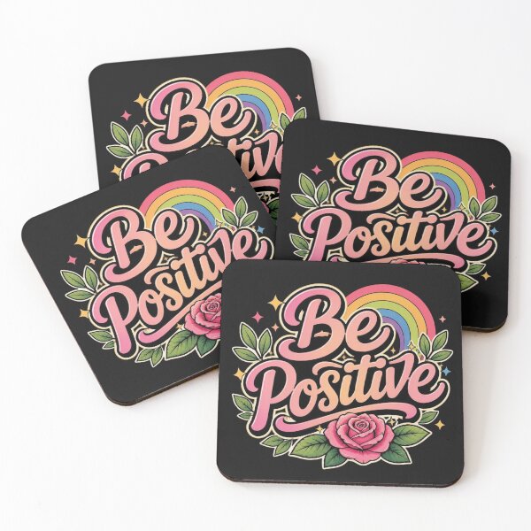 Item preview, Be Positive Rainbow Floral designed and sold by INKRebelGraphic.