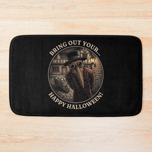 Item preview, Plague Doctor Happy Halloween Spooky Vintage designed and sold by d247.