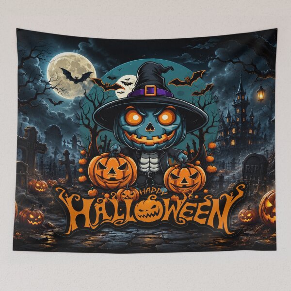 Item preview, Happy Halloween: Pumpkin Skeleton Adventure designed and sold by Fei Long Design Hub.