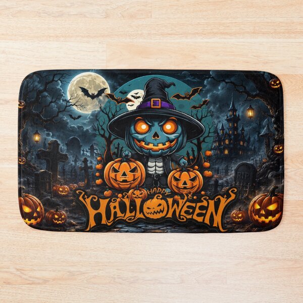 Item preview, Happy Halloween: Pumpkin Skeleton Adventure designed and sold by Fei Long Design Hub.