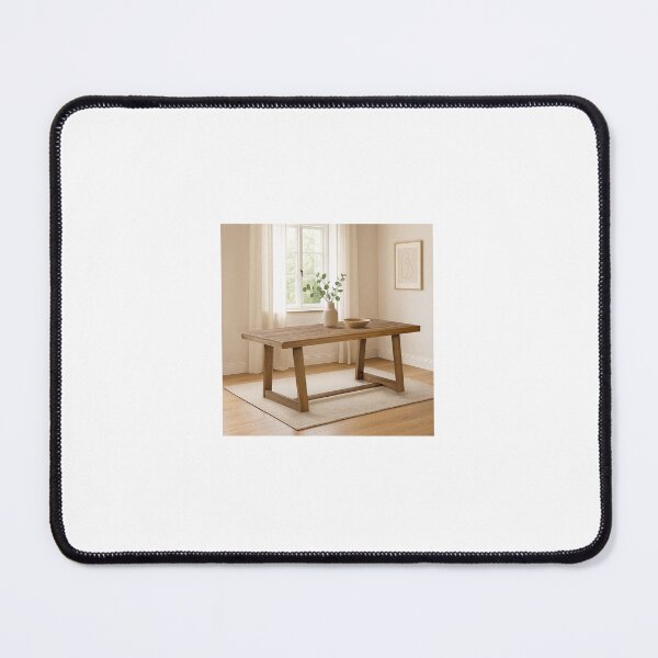 Item preview, Minimalist Solid Wood Dining Table in a Bright Modern Interior designed and sold by Style2010.