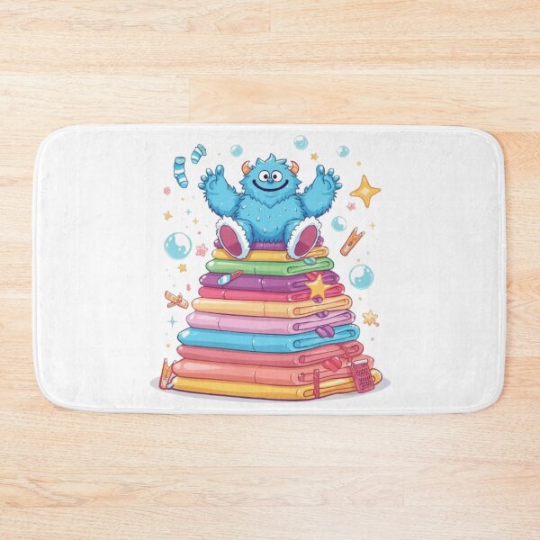 Item preview, Laundry Monster | Adorable Chore Monster Kawaii Sticker designed and sold by Stylestickers55.