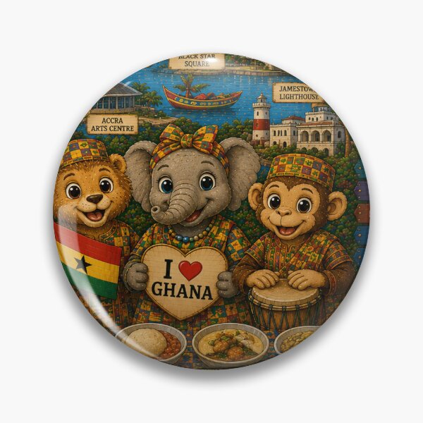 Item preview, Ghana Accra – Pride, Culture and Hospitality designed and sold by Cifi64.