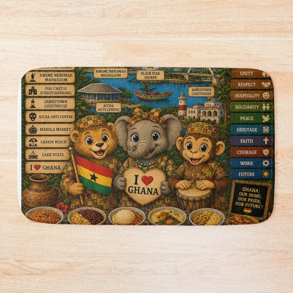 Item preview, Ghana Accra – Pride, Culture and Hospitality designed and sold by Cifi64.