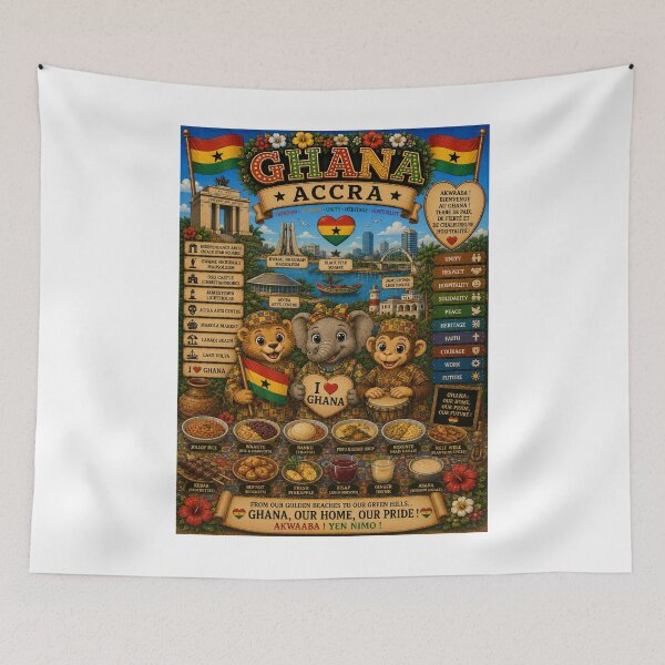 Item preview, Ghana Accra – Pride, Culture and Hospitality designed and sold by Cifi64.