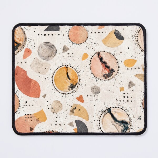 Item preview, Modern Geometric Watercolor Pattern | Abstract Ink Bubble Seamless Print designed and sold by SWSandraWechner.