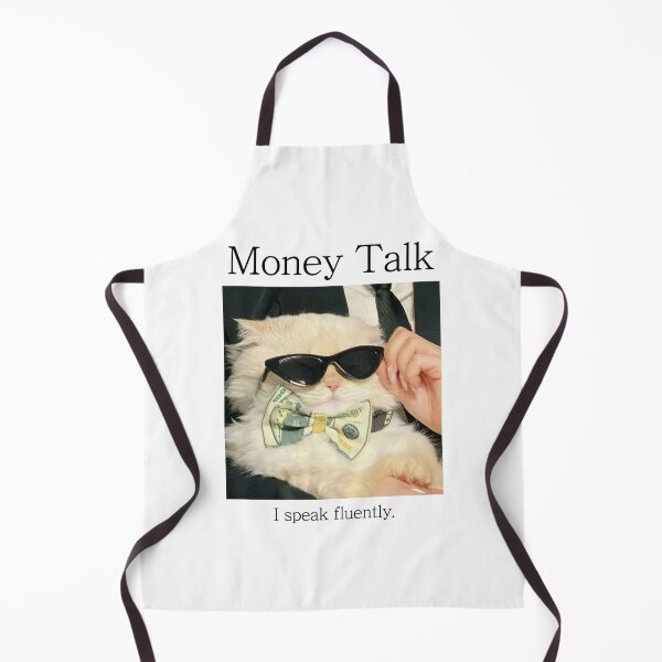 Item preview, Money Talks I Speak Fluently Cat T-Shirt | Funny Money & Cat Graphic Tee designed and sold by TheAmorse01.