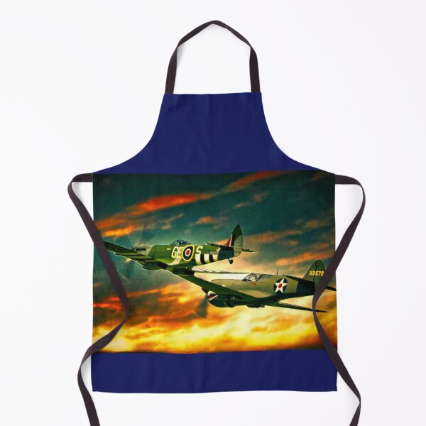 Item preview, P‑40 Warhawk vs Spitfire – WWII Aviation Artwork designed and sold by GorisJ86.