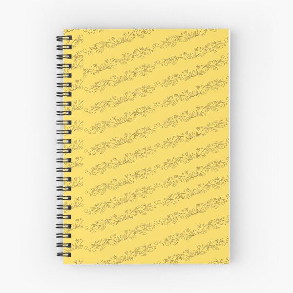 Item preview, Yellow Dress with Brown Vine Pattern | Botanical Women's Fashion Design | Elegant Nature-Inspired Print designed and sold by Softbear Atelier.
