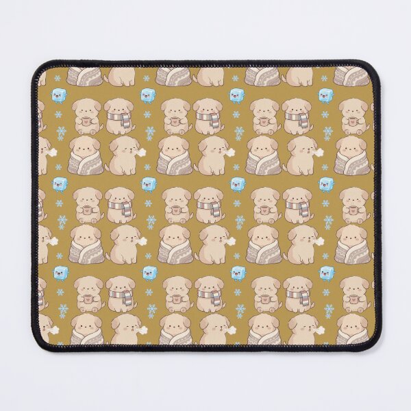 Item preview, Cute cozy animals Aesthetic Cute Winter Puppy Dog Soft Pastel Cozy Vibes stickers designed and sold by Art IN Pack.