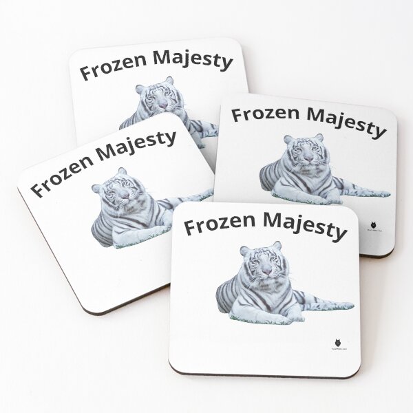 Item preview, Frozen Majesty | White Tiger at Rest designed and sold by Bwolf1956.