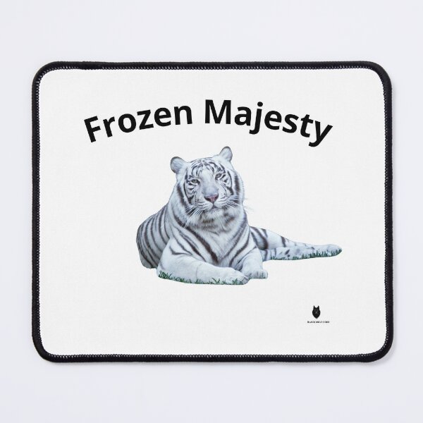 Item preview, Frozen Majesty | White Tiger at Rest designed and sold by Bwolf1956.