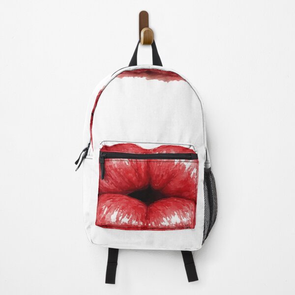 Item preview, Bold Watercolor Red Lips – Glamorous Kiss Fashion Illustration designed and sold by FernLiz.