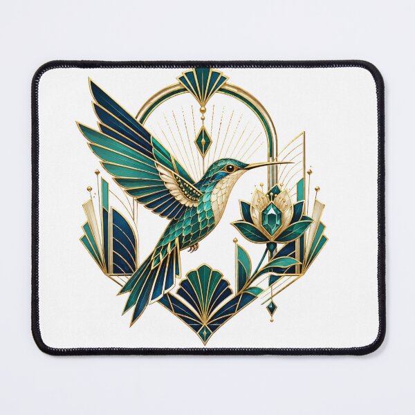 Item preview, Neo Deco Hummingbird Jewel Garden designed and sold by Mosslume Studio.