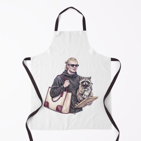 Item preview, Erling Haaland Holding Raccoon designed and sold by TeeARTHY.