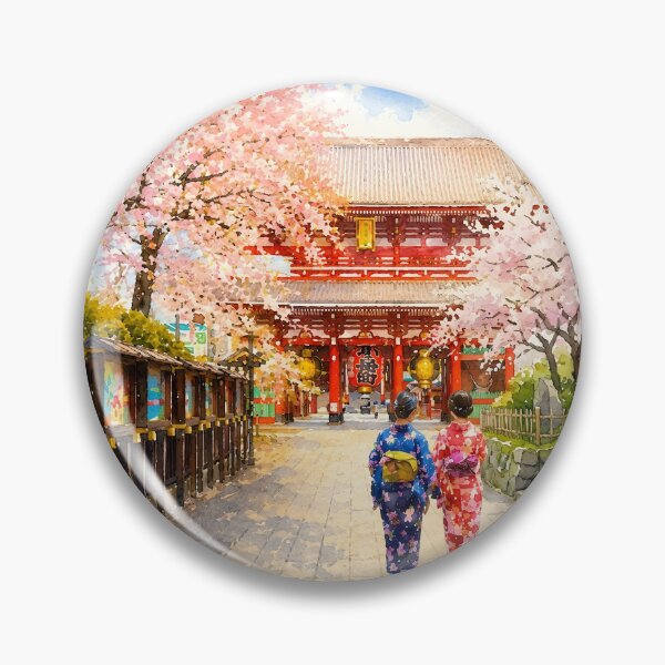 Item preview, Watercolor of Japan designed and sold by SlapThat.