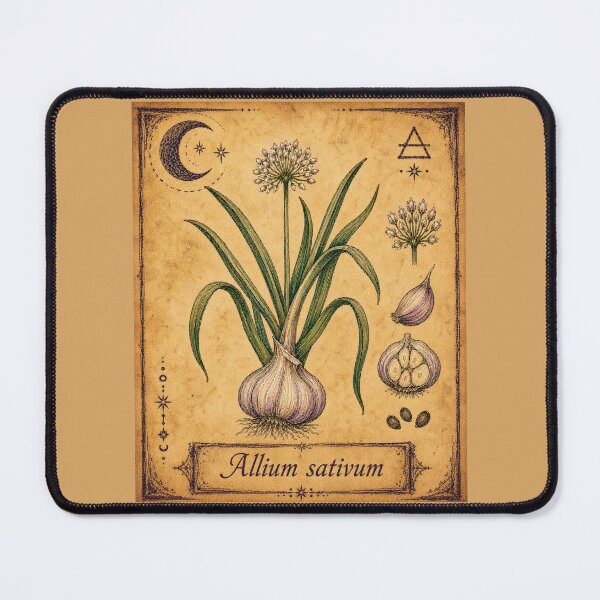 Item preview, Allium sativum – Witchy Herbarium Collector’s Edition designed and sold by JOANNASKAH.