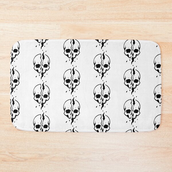 Item preview, Split Lightning Skull Tattoo designed and sold by villacruz.