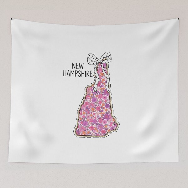 Item preview, Cute New york Floral Map Graphic Coquette Bow Design designed and sold by Paper Drip.