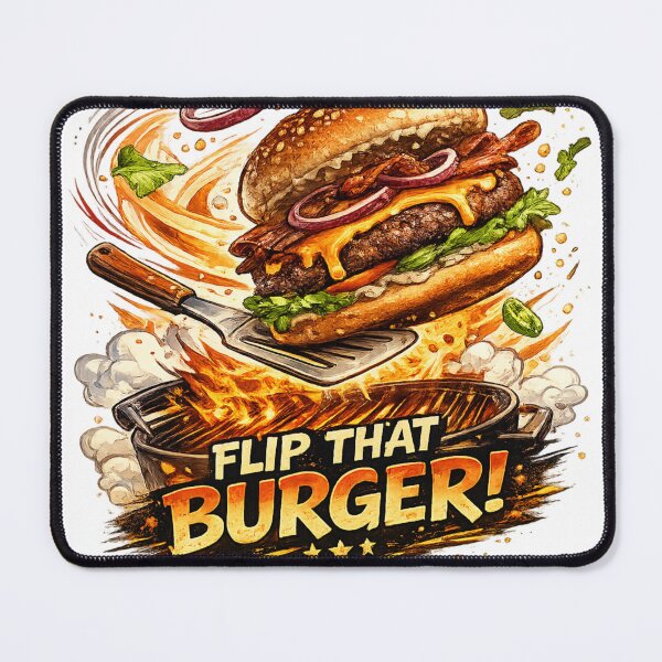 Item preview, Flip That Burger: Action Grilling Spatula Flip Movement Energy designed and sold by irfanshikh.