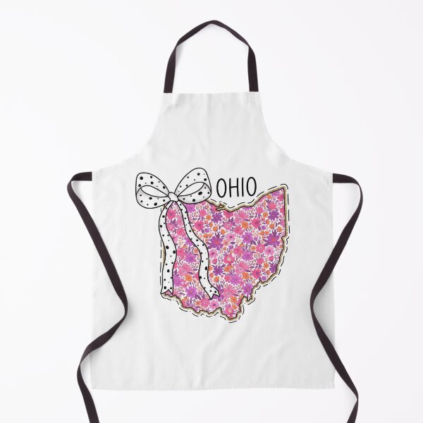 Item preview, Cute Ohio Floral Map Graphic Coquette Bow Design designed and sold by Paper Drip.
