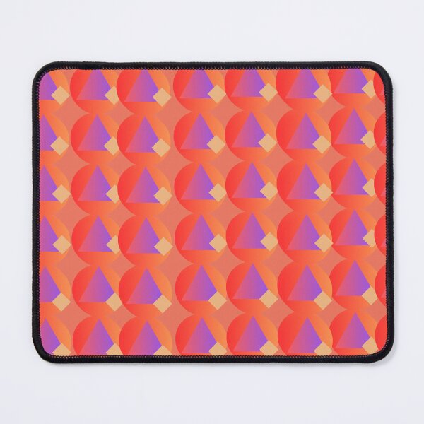 Item preview, Orange Pink Purple Geometric Dress Design | Modern Abstract Women's Fashion Pattern | Colorful Retro Style designed and sold by Softbear Atelier.