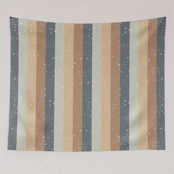 Item preview, Coastal Stripe Pattern | Slate Blue Sand Beige Seamless designed and sold by Dino-Lune.